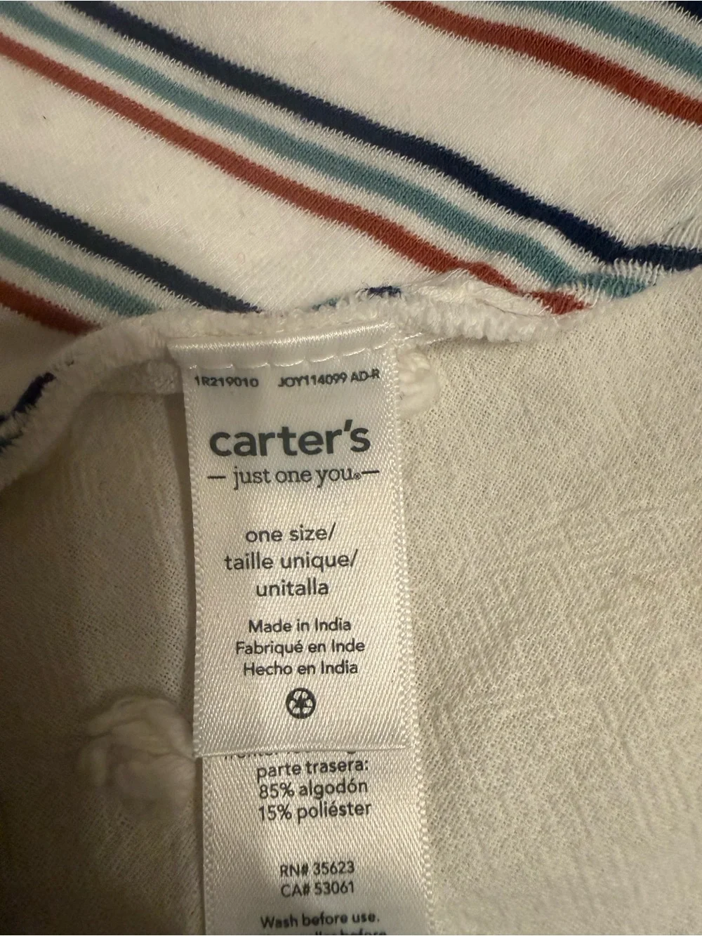 Carter's Six-Pack Bandana Bibs in Blue, Olive, Navy & Striped